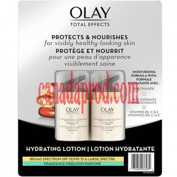 Olay Total Effects Anti-Aging SPF 15 Moisturizer 50 mL, 2-count