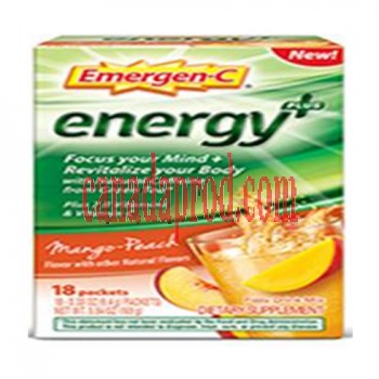 Emergen-C Energy+ Mango-Peach 18 singles/box