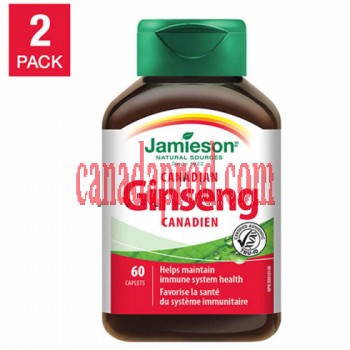 Jamieson™ Canadian Ginseng 250mg -- 2 x 60 Capsules