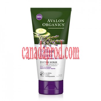 Avalon Organics Brilliant Balance with Lavender & Prebiotics Enzyme Scrub 113g
