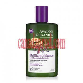 Avalon Organics Brilliant Balance with Lavender & Prebiotics Hydrating Toner 237ml