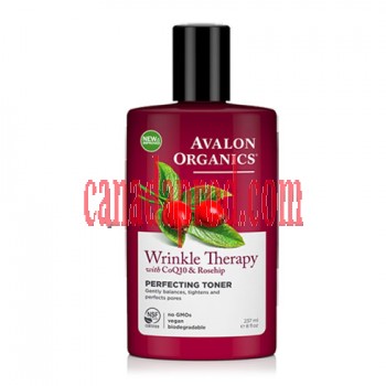 Avalon Organics Wrinkle Therapy with CoQ10 & Rosehip Perfecting Facial Toner 237ml