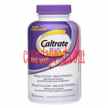 Caltrate PLUS Bone Health Supplement with 800 IU Vitamin D3 176 tablets