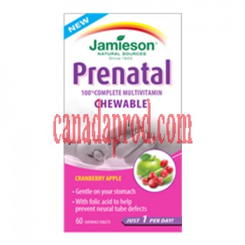 Jamieson Prenatal Chewable 60 tablets .