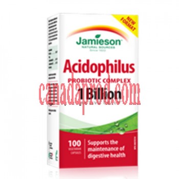 Jamieson Acidophilus Probiotic Complex 100 Caplets .