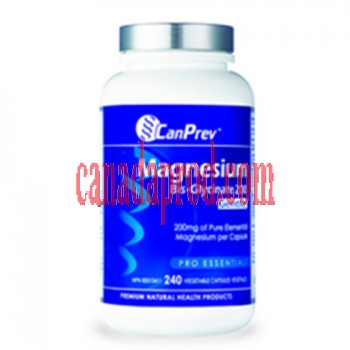 CanPrev Magnesium Bis-Glycinate 200 Gentle 240 vegicaps .