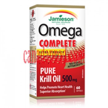 Jamieson omega complete Extra Strenth krill 500mg 60softgels.