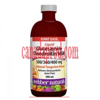 Webber Naturals Glucosamine Chondroitin MSM 500/360/400 mg 500 mL