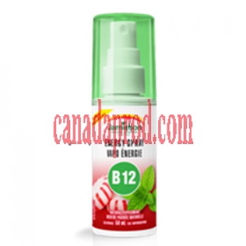 Jamieson Vitamin B12 Energy Spray-Peppermint 58ml .