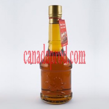 Turkey Hill Maple Syrup Glass souvenir bottle Canadian Club 365ml