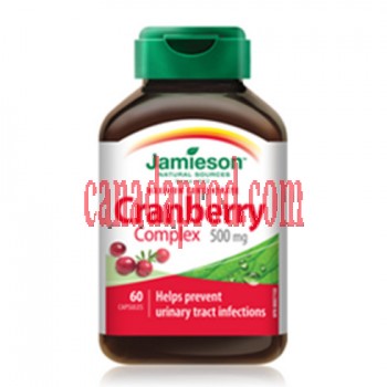 Jamieson Cranberry Juice 500 mg 60 capsules .
