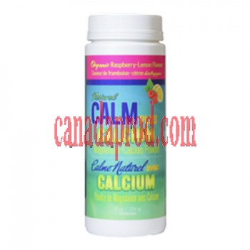 Natural Calm Plus Calcium Raspberry Lemon 8oz 