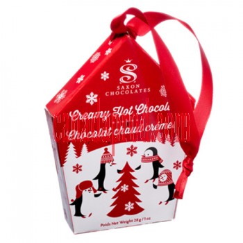 Saxon Creamy Hot Chocolate Chalet Ornament Box 28g