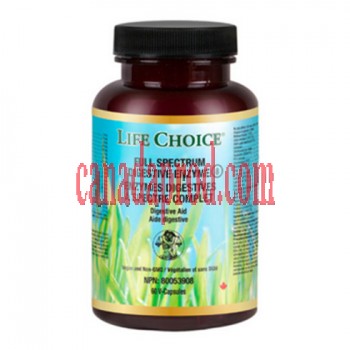 Life Choice Full Spectrum Digestive Enzyme 60 Vcaps 