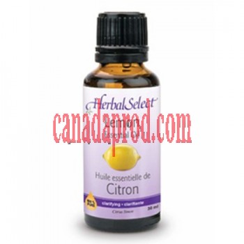 Herbal Select Lemon Oil,100% pure 30 ml 
