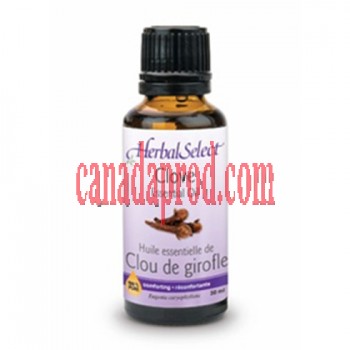 Herbal Select Clove Oil,100% pure 30 ml 