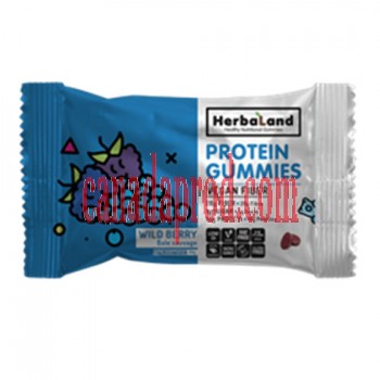 Herbaland Protein Gummies - Wild Berry 12 x 50g   