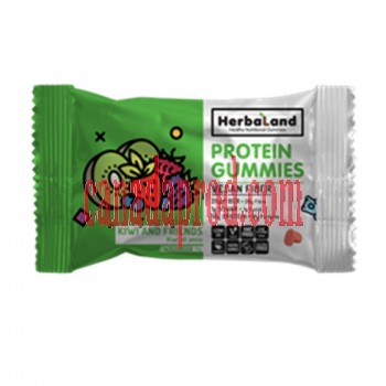 Herbaland Protein Gummies - Kiwi and Friends 12 x 50g  