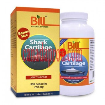Bill Shark Cartilage 750mg 300 capsules