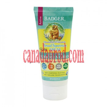 Badger Balm SPF 30 Baby Sunscreen Cream 87ml
