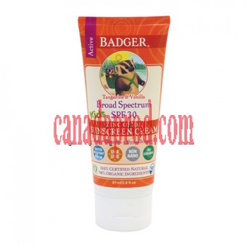 Badger Balm SPF 30 Kids Sunscreen Cream 87ml