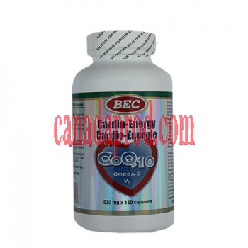 BEC Cardio-Energy CoQ10 Omega-3 530mg 180capsules