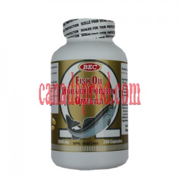 BEC Deep Sea Fish Oil Omega-3 1000mg 200capsules