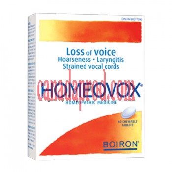  Boiron Homeovox 60chewable tablets