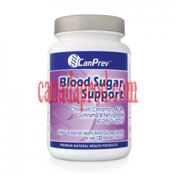 CanPrev Blood Sugar Support 120vegetable capsules.