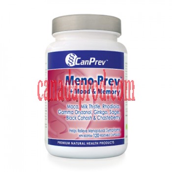 CanPrev Meno-Prev + Mood & Memory 120vegetable capsules.