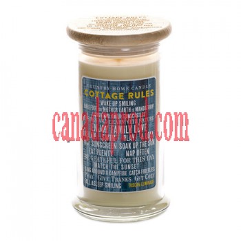 Cottage Rules - Tuscan Lemonade Large Apothecary Candle 16oz