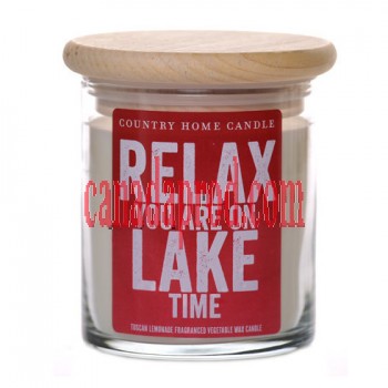 Relax you are on Lake Time Candle 8oz