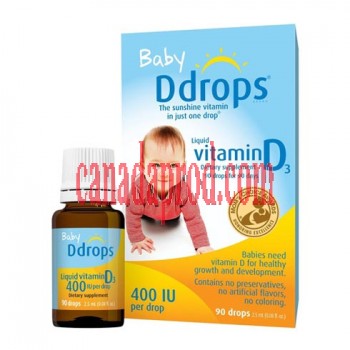 Ddrops Baby 400IU Liquid Vitamin D3 90drops