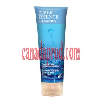 Desert Essence Fragrance Free Hand And Body Lotion 8fl oz