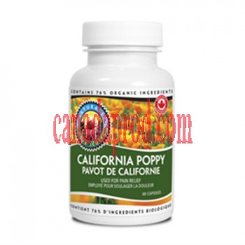 Nova Scotia Organics California Poppy 60 capsules