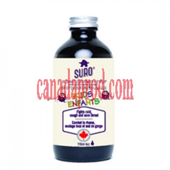 SURO Organic elderberry syrup for kids 118 ml