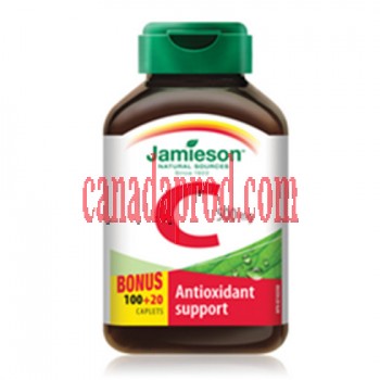 Jamieson Vitamin C 500 mg Bonus 100+20 Caplets.