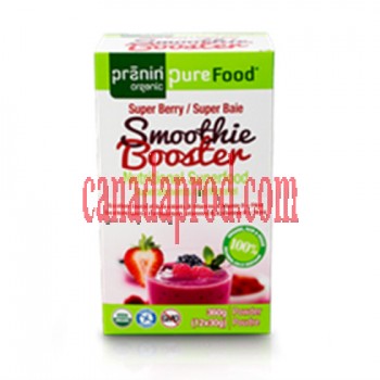 Pranin Organic PureFood Smoothie Booster-Spr Berry 12x30g