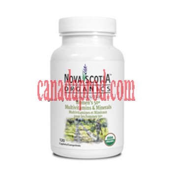 Nova Scotia Organics Women's 50+ Multi & Min 120 Caplets