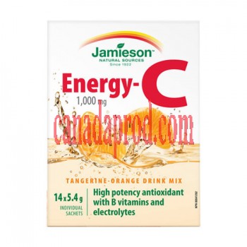 Jamieson Energy-C 1000mg 14sachets×5.4g individual sachets.