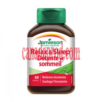 Jamieson Relax and Sleep Herbal Formula 60capsules.