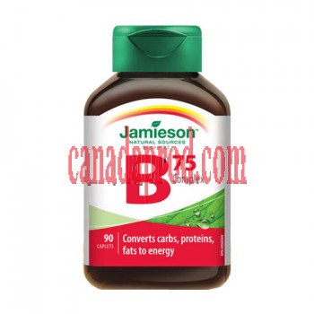 Jamieson Vitamin B Complex 75mg 90 caplets.