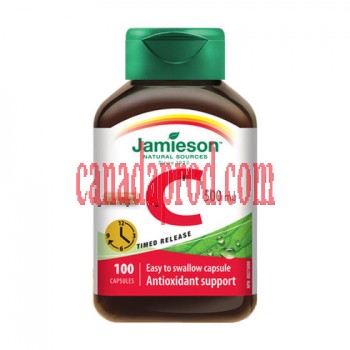 Jamieson Vitamin C 500mg-Timed Release Capsule 100capsules.