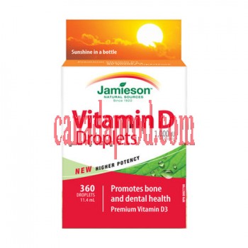  Jamieson vitamin D 1000IU Droplets 11.4ml.