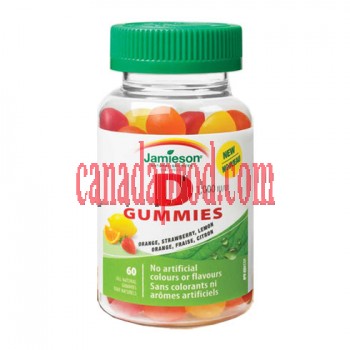Jamieson Vitamin D Gummies 1000IU 60gummies.