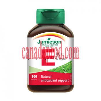 Jamieson Vitamin E 67mg AT/100IU 100softgels.