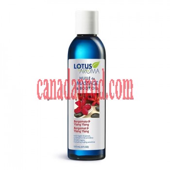 Lotus Aroma Massage & Body Oil Bergamot & Ylang Ylang 120ml