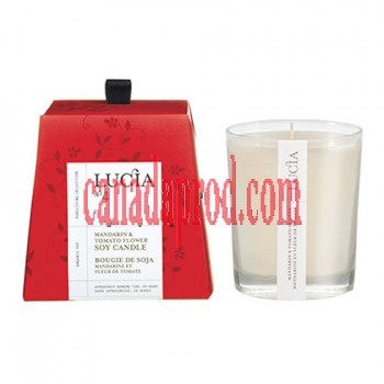 Lucia Mandarin & Tomato Flower Soy Candle 20h