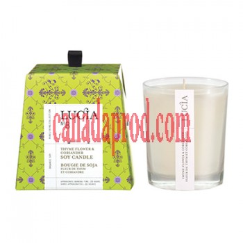 Lucia Thyme Flower & Coriander Soy Candle 20h