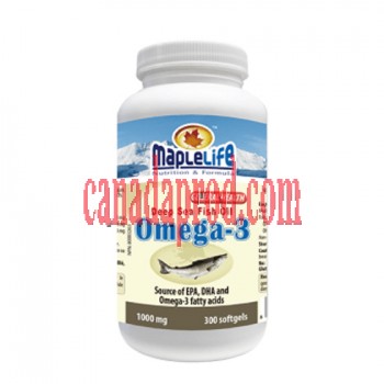 Maplelife Deep Sea Fish Oil Omega-3 1000 mg 300 softgels